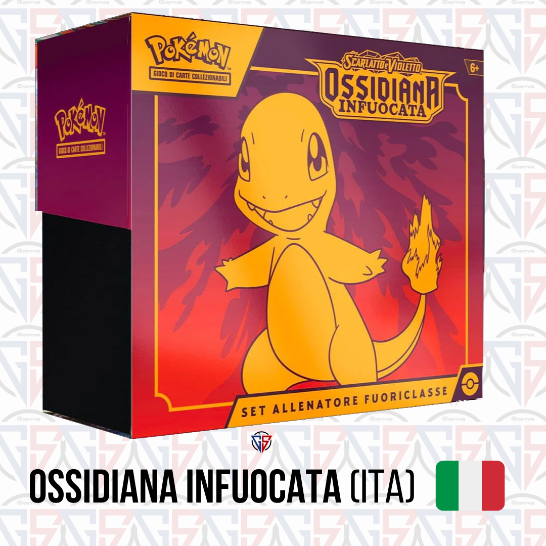 Scarlatto e Violetto - Ossidiana Infuocata Set Allenatore Fuoriclasse (9 bustine ITA) - Pokemon ITA