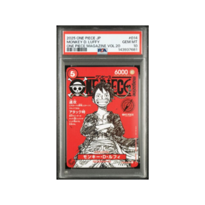 LUFFY ONE PIECE MAGAZINE VOL.20- PROMOS #014-PSA GEM MINT 10 - CARTA GRADATA